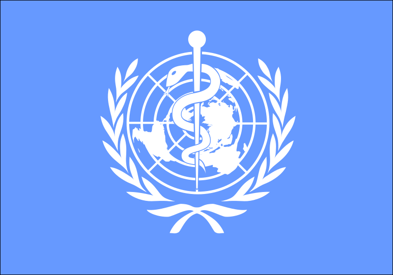 Flag of the WHO (World Health Organization)