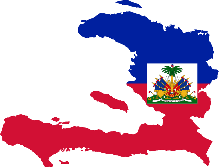 Haiti Map Flag
