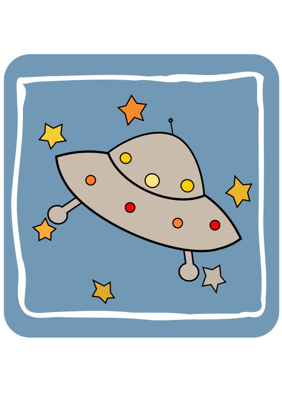 Icon Space Flying Saucer