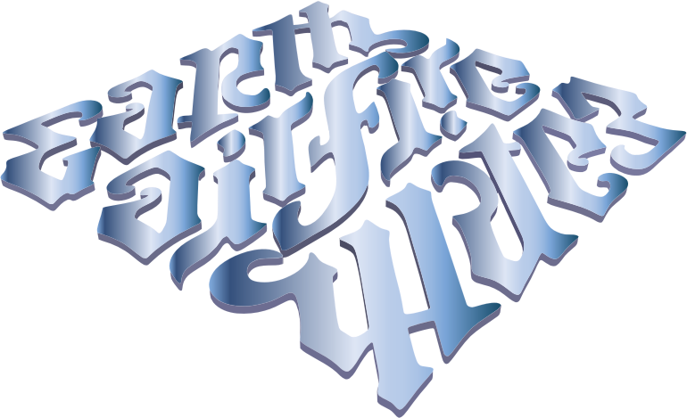 Earth Air Fire Water Ambigram No Background