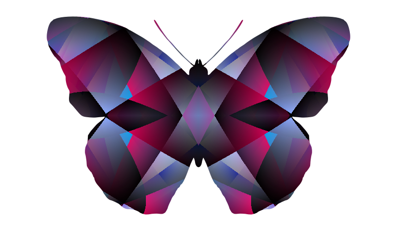 patterned butterfly 2