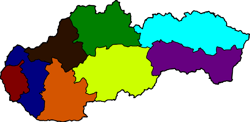 Regions of Slovakia in Color