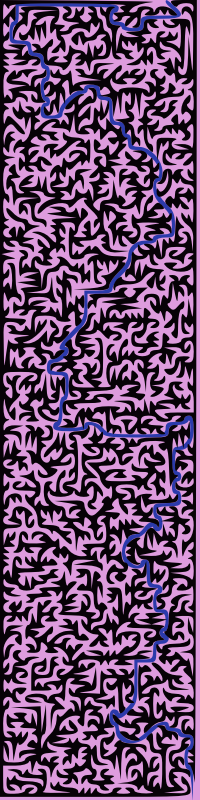 Solution to Purple Vertical Maze