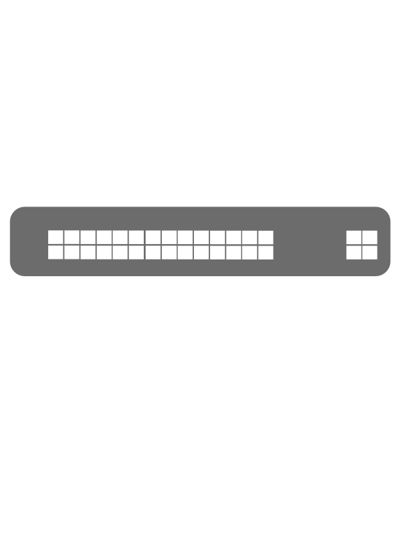 Icon: Network Switch Generic - Grey