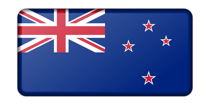 Flag of New Zealand (bevelled)