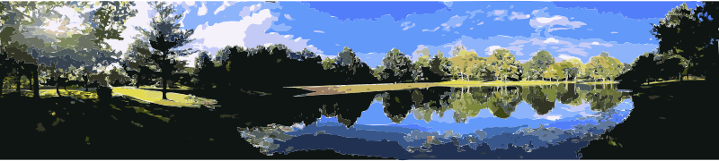 Missouri Pond in Panorama