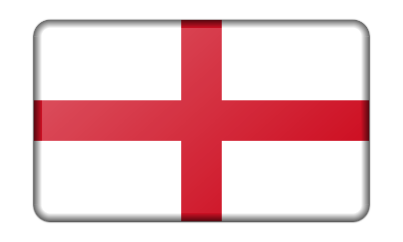 Flag of England (bevelled)