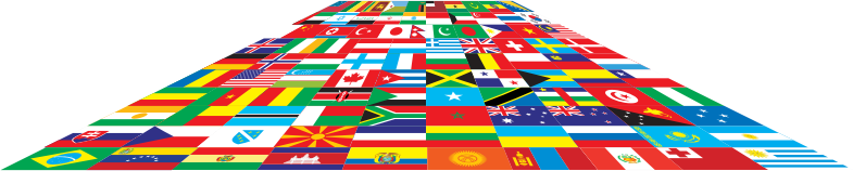 World Flags Perspective 3