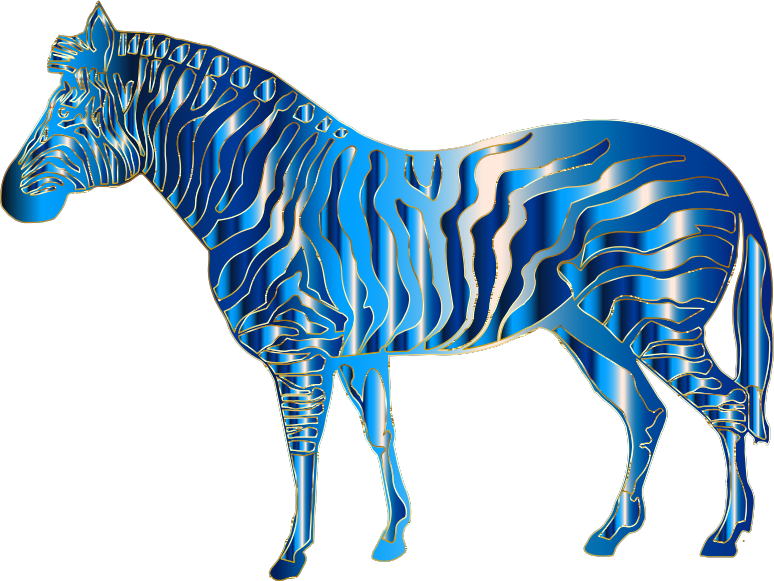 Aquamarine Zebra