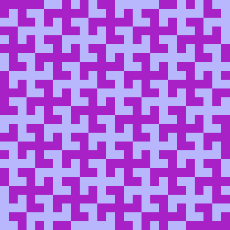Swastika tessellation 1 (colour)