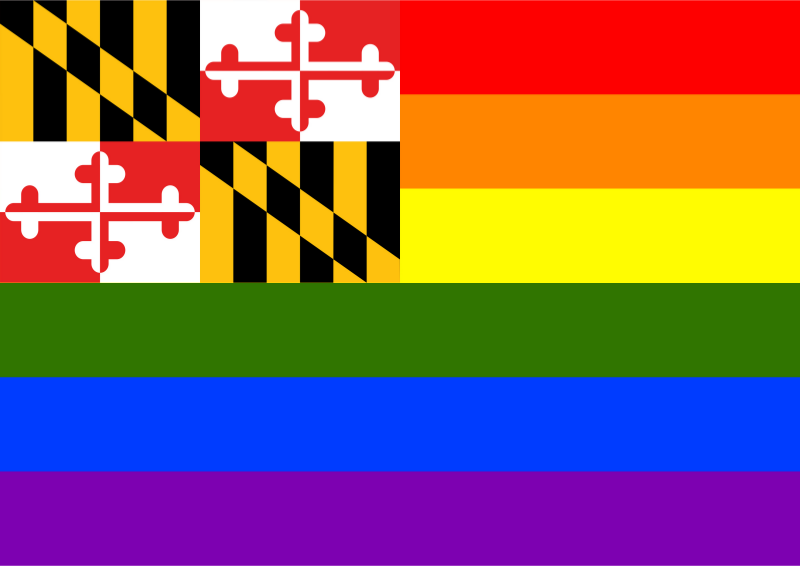 Rainbow Flag Maryland