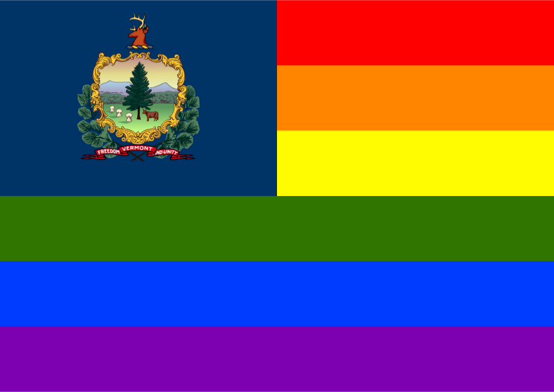 Rainbow Flag Vermont