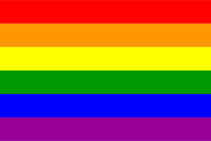 The Gay Pride Rainbow Flag
