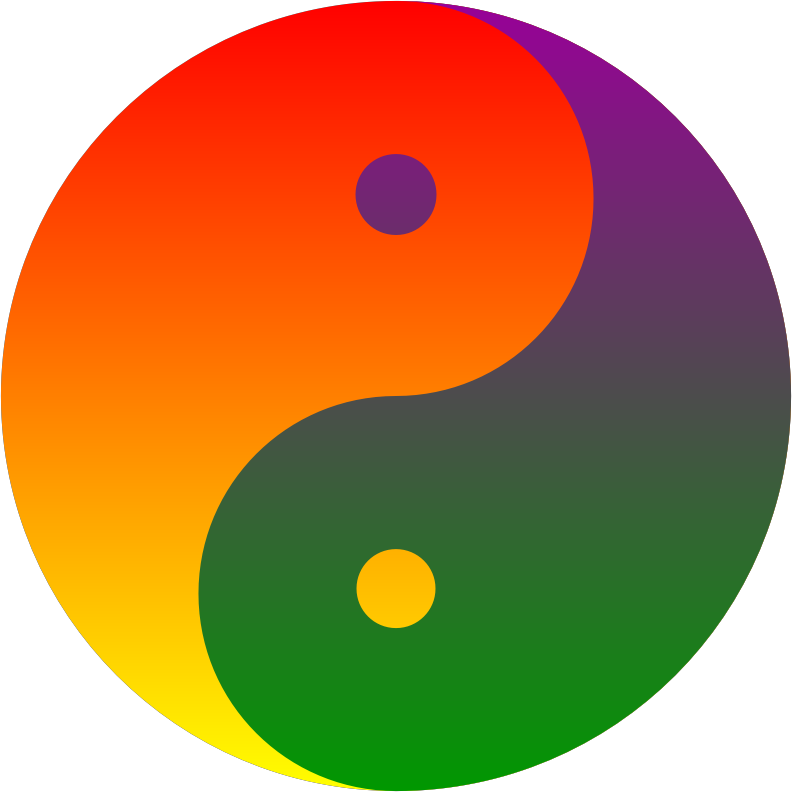 Rainbow Blend Yin-Yang