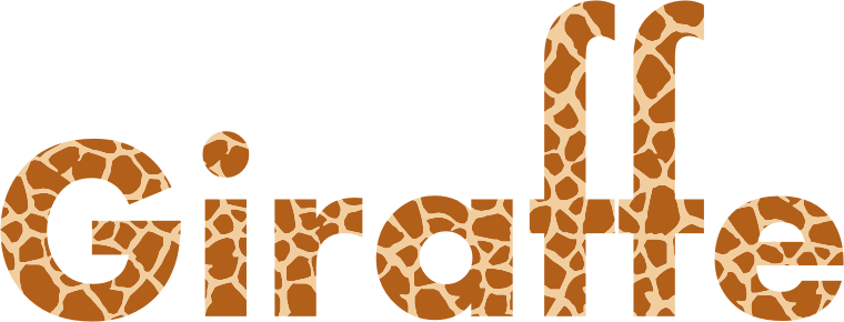 Giraffe Typography