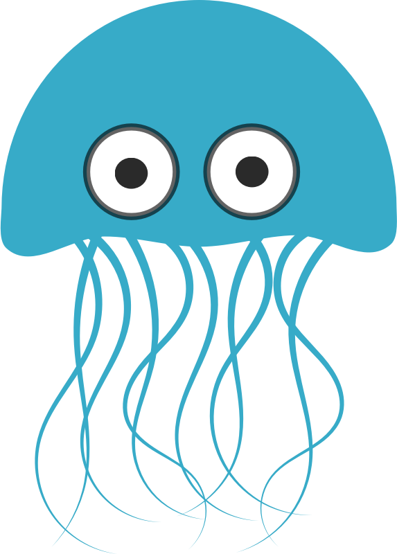 Cartoon jellyfish 2