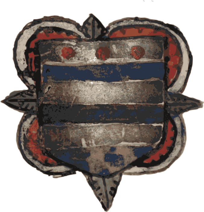 Arfbais De Grey, Rhuthun | Arms of De Grey, Ruthin