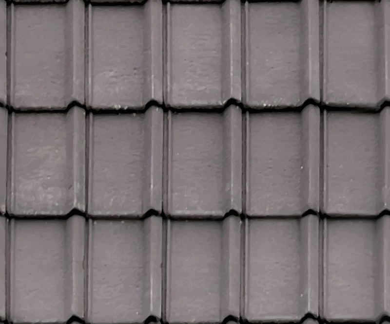 Ribbed roof tiles 2