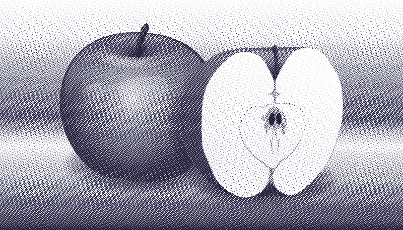 hatched apple