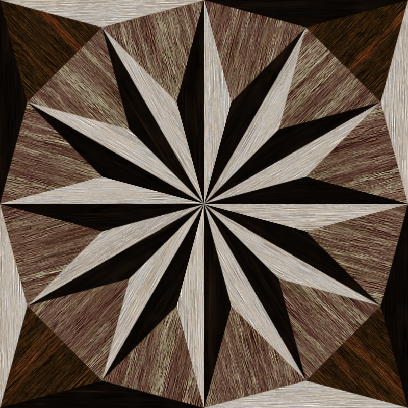 wooden triangle tiling 3