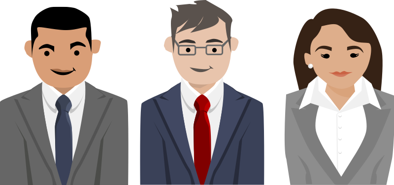 Business people characters