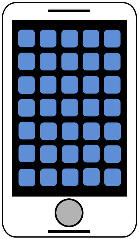 Smartphone - Tablet Clipart Icon