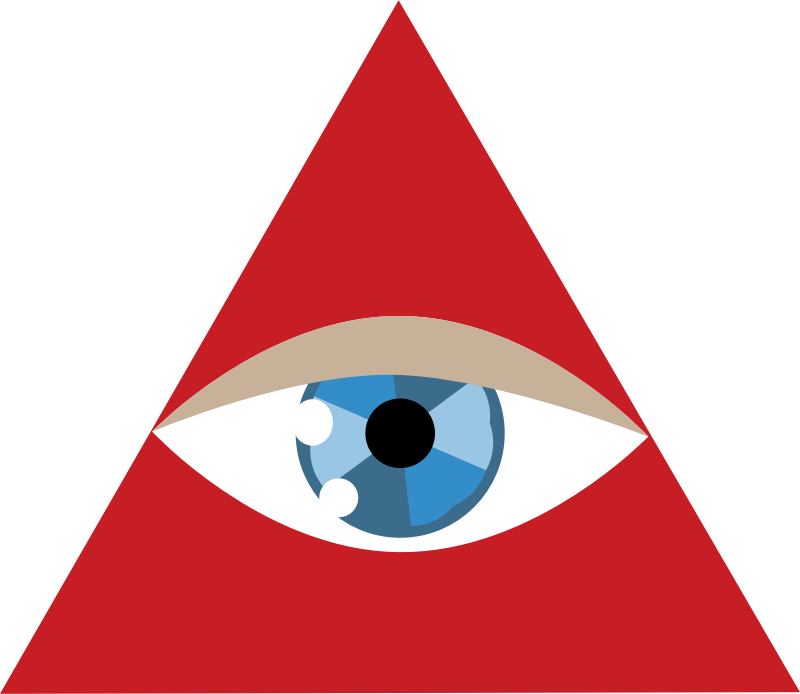 eye in triangle