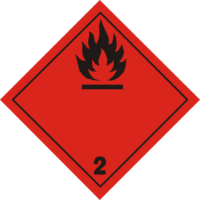 ADR pictogram 2.1-Flammable gases