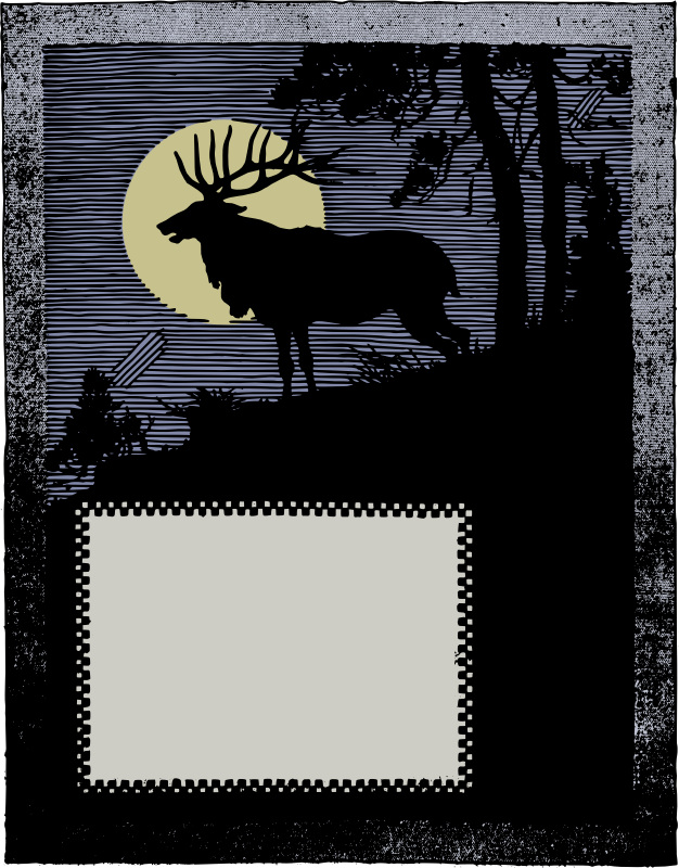 Deer Frame - Colour