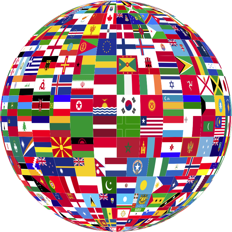 World Flags Globe 3