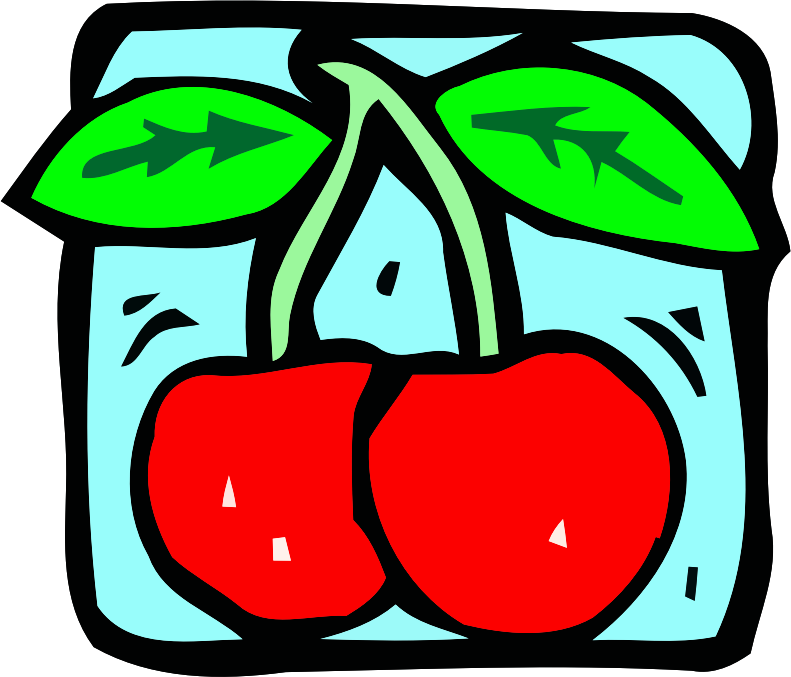 Food and drink icon - cherries