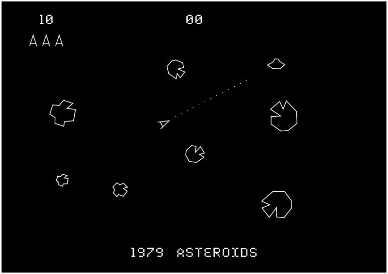 Asteroids video games 1979