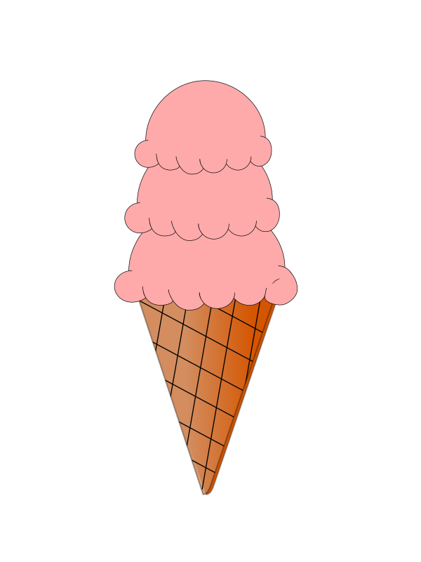 Ice Cream and Sugar Cone Animation