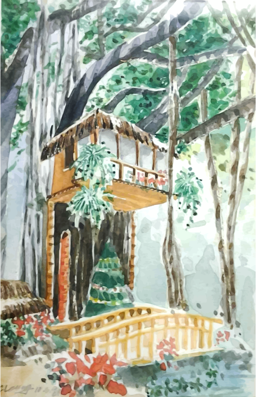 cristieleung's Tree House vectorised