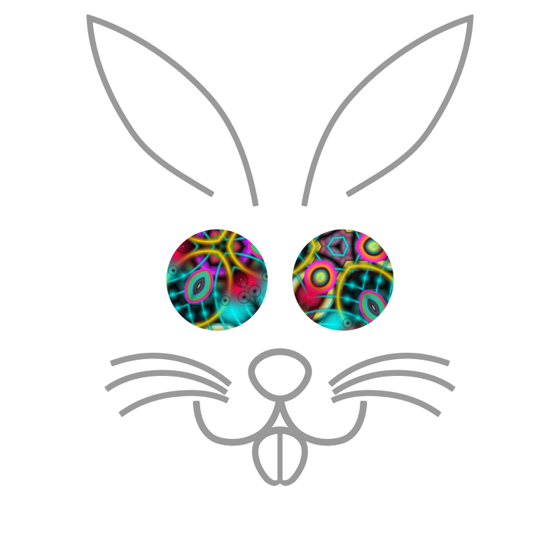 psychedelic bunny (animated)