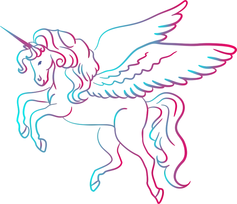 Winged unicorn