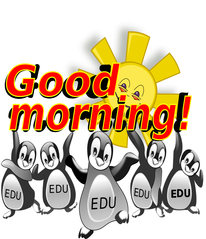 Good morning penguin