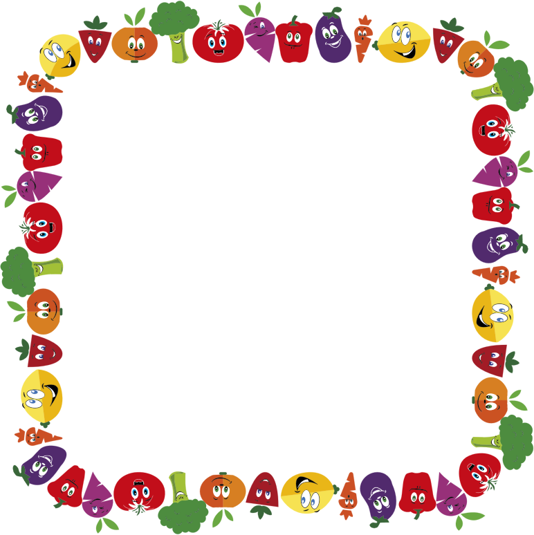 Anthropomorphic Fruits And Vegetables Frame 2