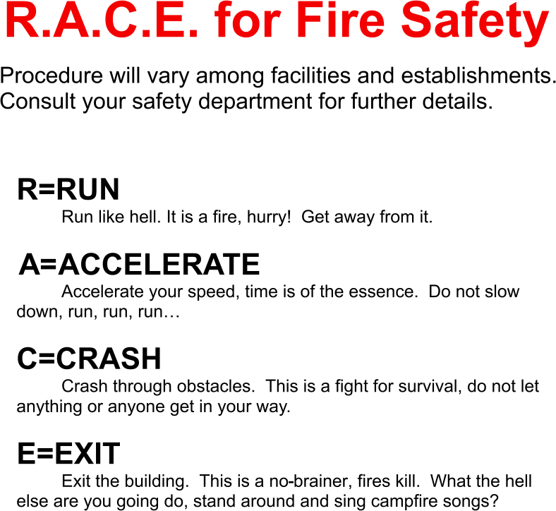 RACE for Fire Safety 2