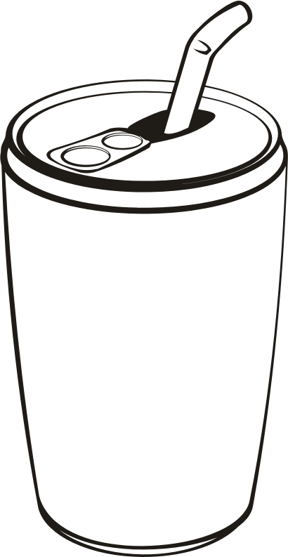 Can of drink (outline)