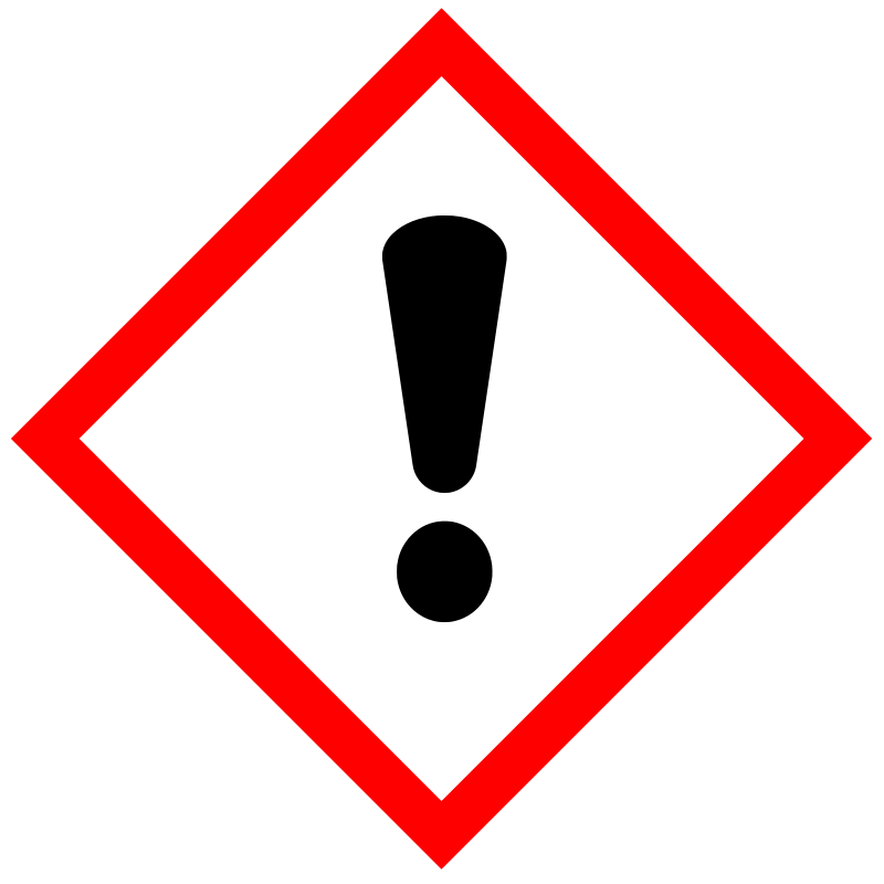 GHS pictogram for hazardous substances
