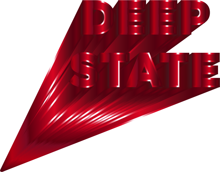 Deep State Typography Crimson