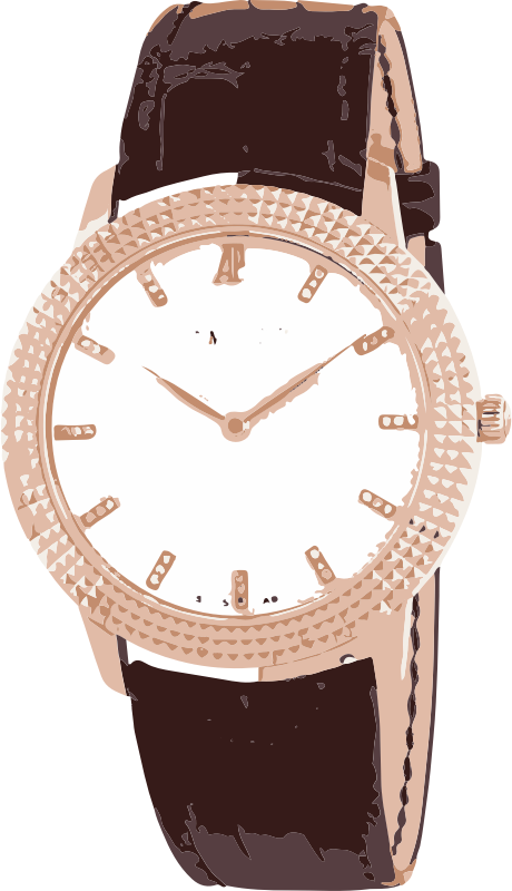 vintage classic rose gold shiny swiss watch - horlogerie