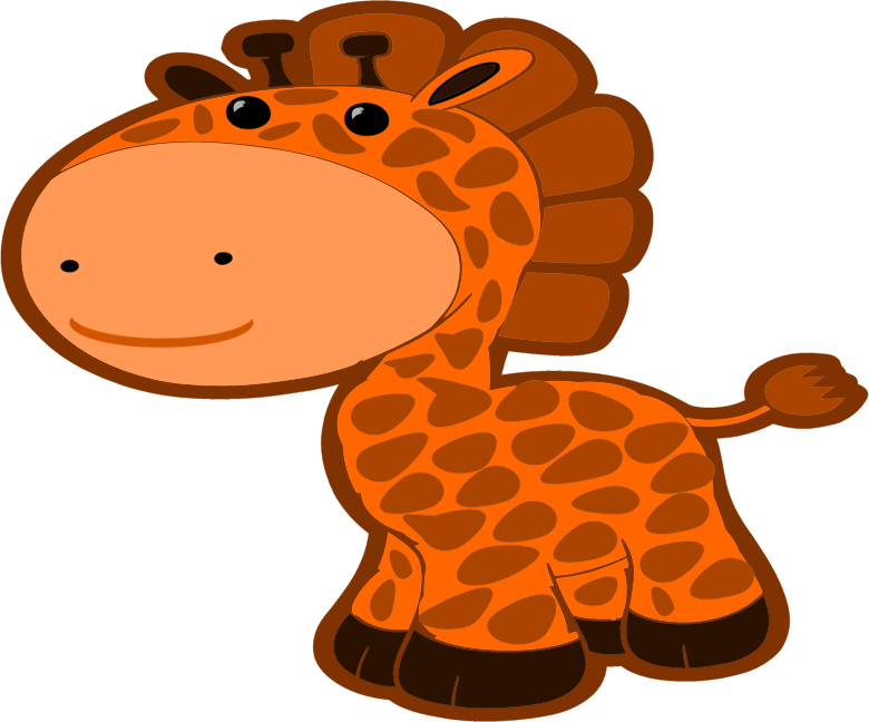 Cartoon Style Giraffe