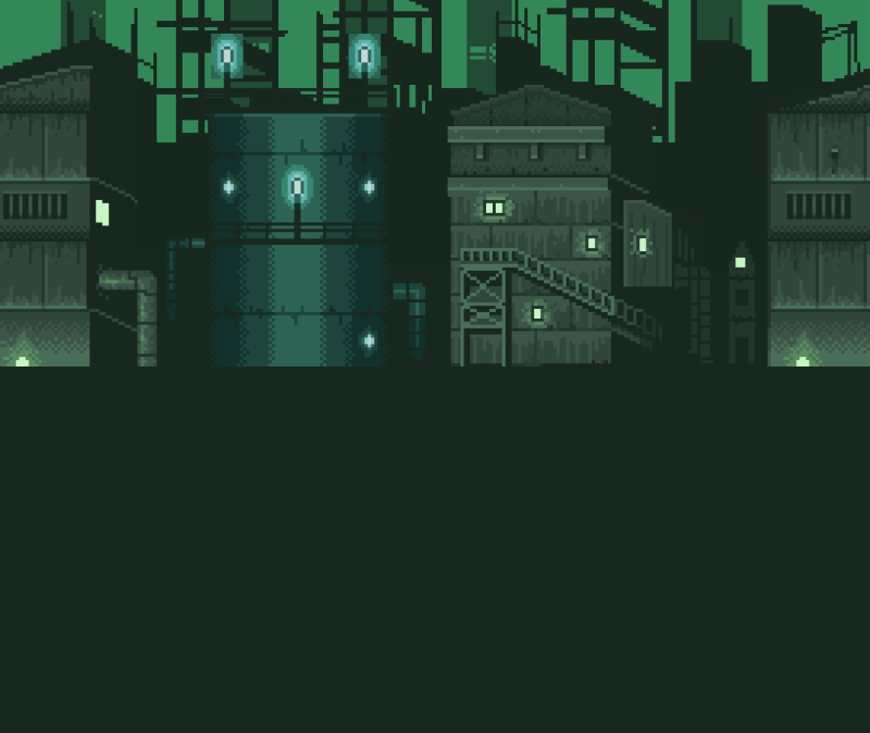 pixel city (animated)