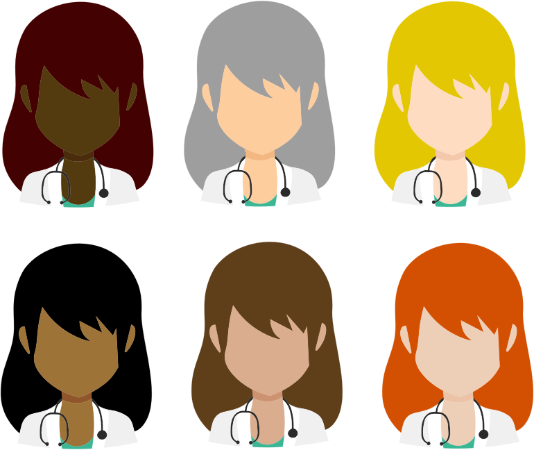 Female Doctor Avatars By Orchid Dior