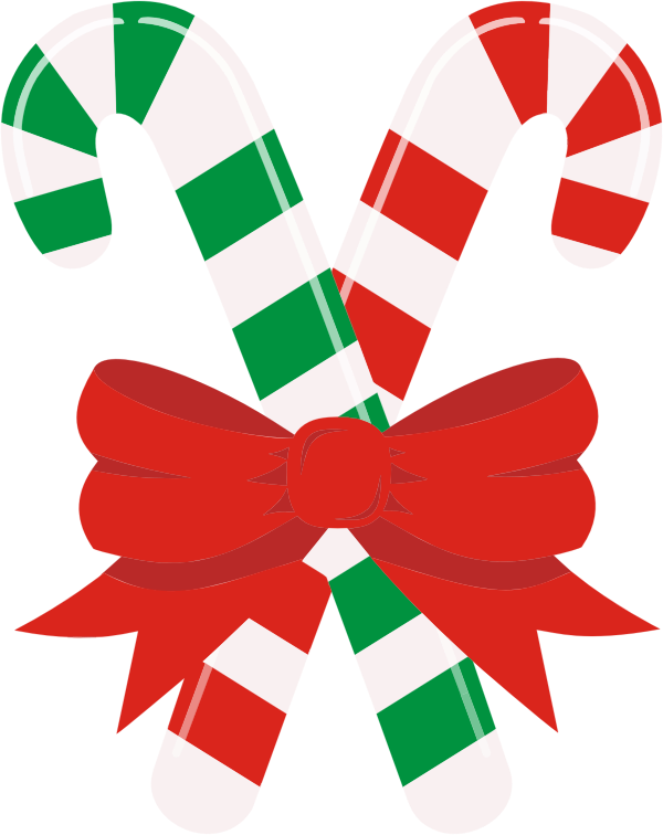 Candy Canes With A Bow