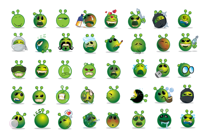 Aliens Emojis