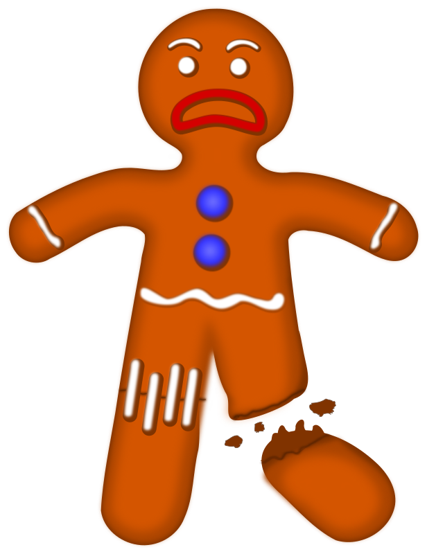 Sad Gingerbread Man