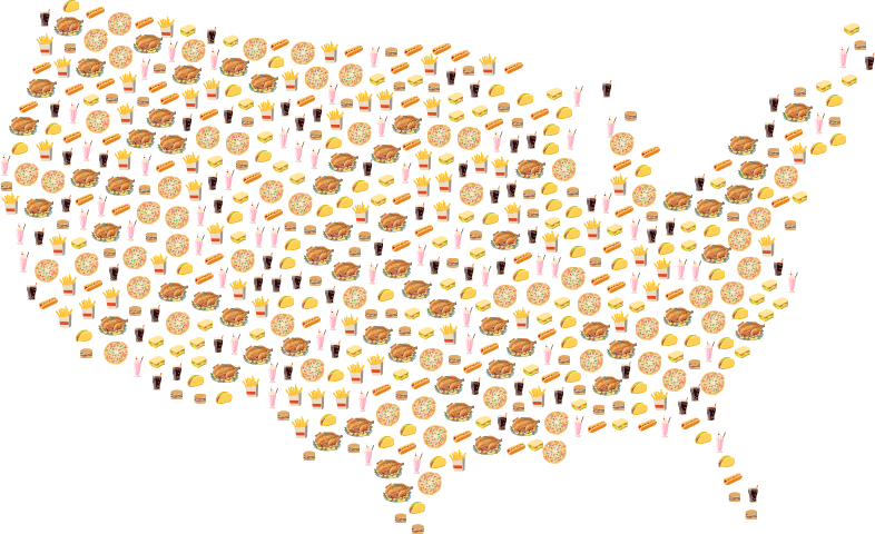 American Food Map